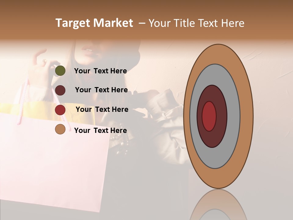 Holiday Hands Lady PowerPoint Template