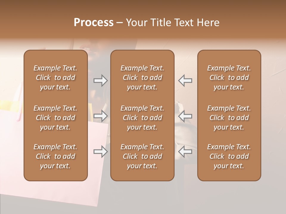 Holiday Hands Lady PowerPoint Template