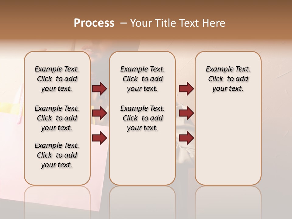 Holiday Hands Lady PowerPoint Template