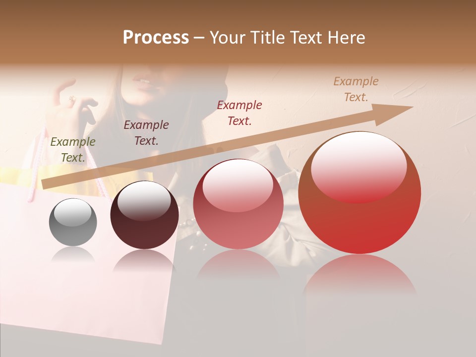 Holiday Hands Lady PowerPoint Template