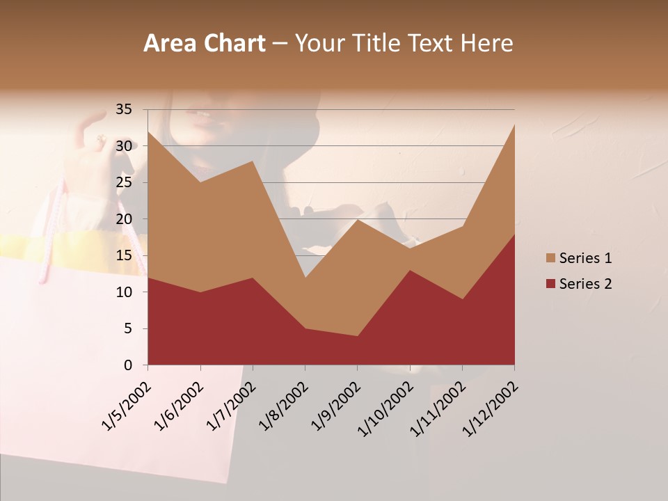 Holiday Hands Lady PowerPoint Template