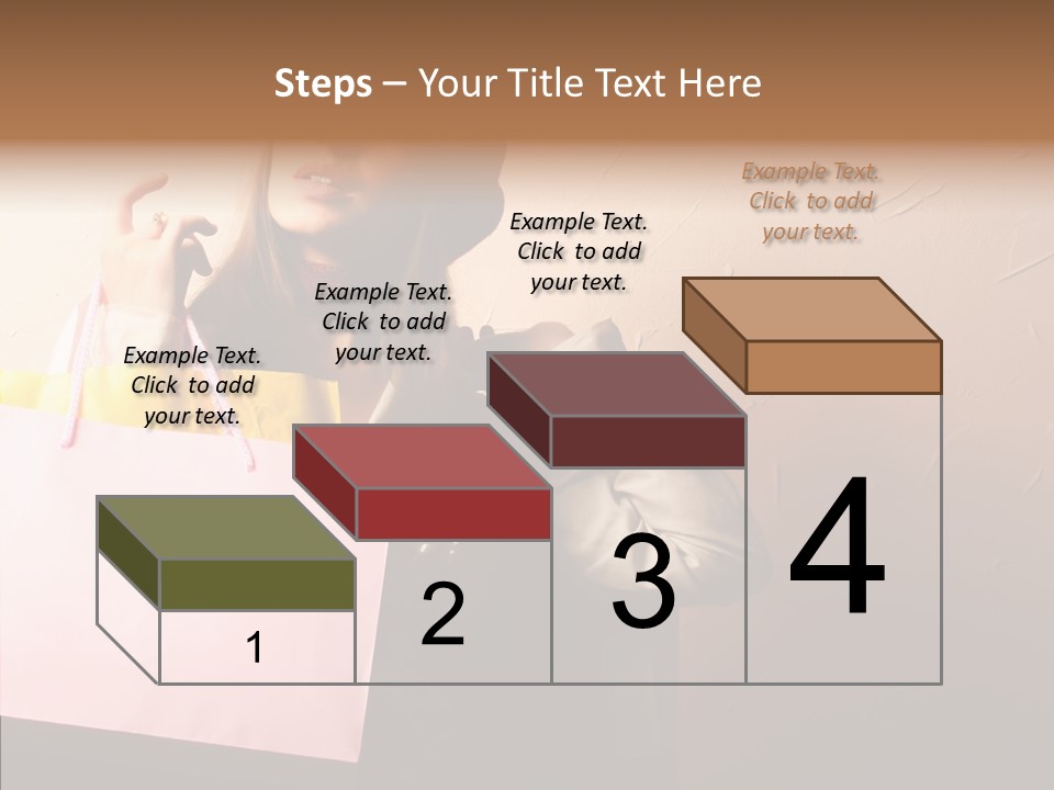 Holiday Hands Lady PowerPoint Template