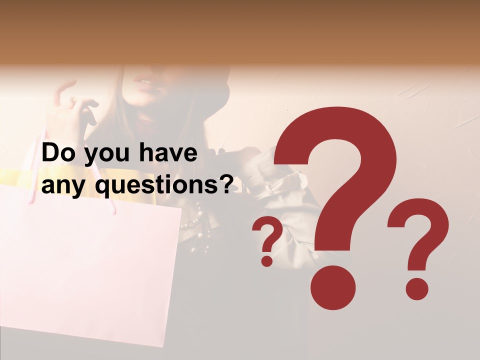 Holiday Hands Lady PowerPoint Template