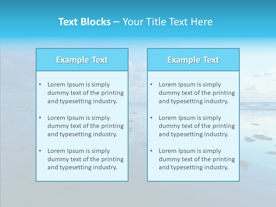 Art Season Shore PowerPoint Template