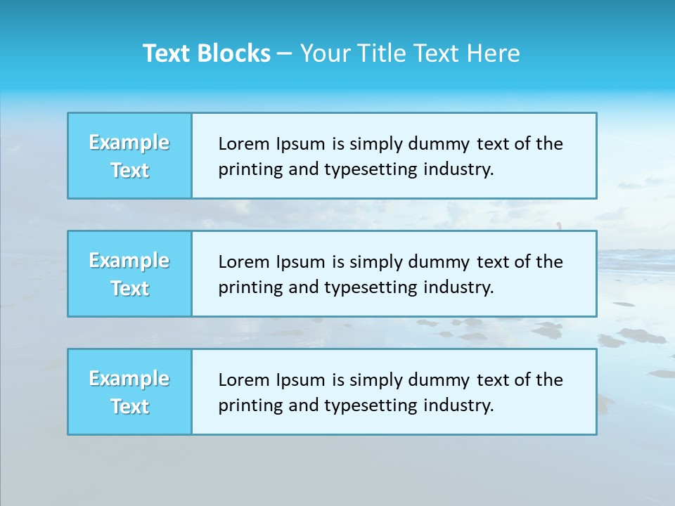 Art Season Shore PowerPoint Template