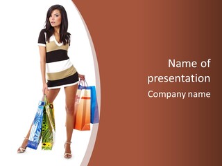 Bag Gift Present PowerPoint Template