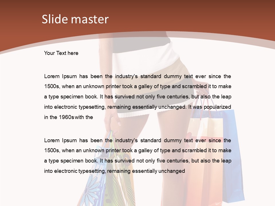 Bag Gift Present PowerPoint Template