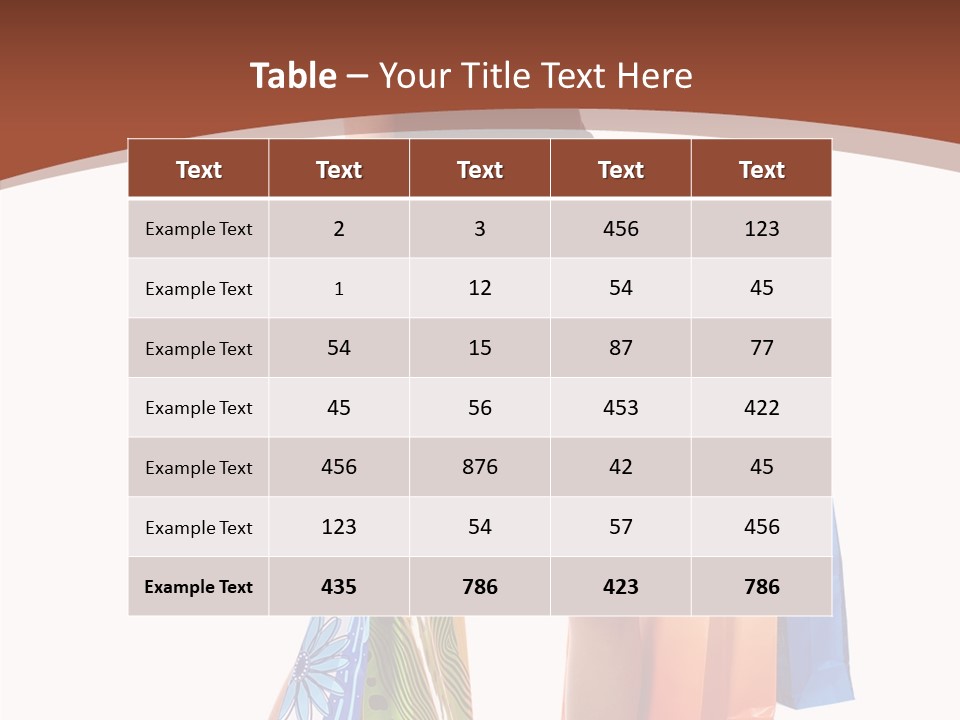 Bag Gift Present PowerPoint Template