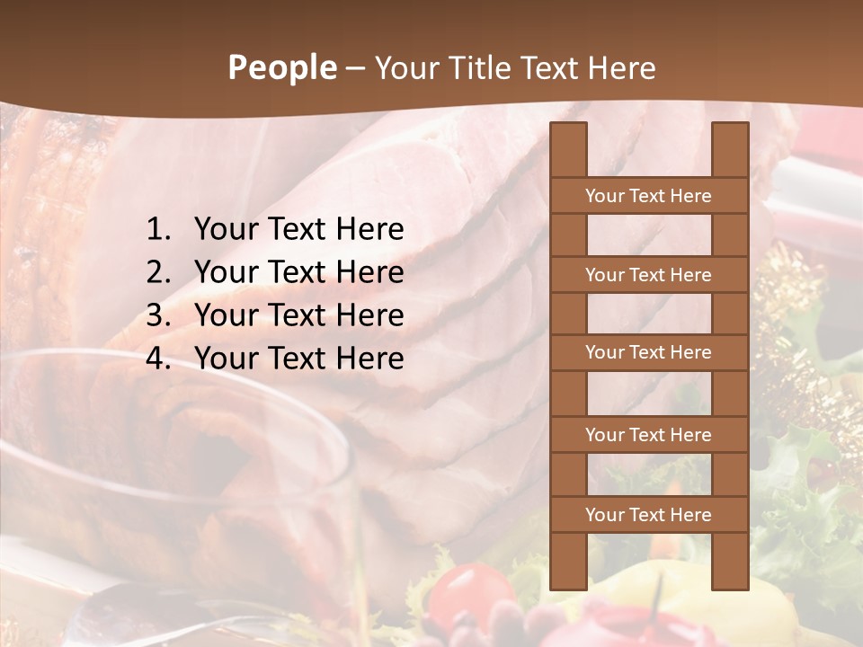 Meat Fat Glazed PowerPoint Template