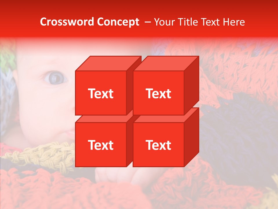 Caucasian Young Looking PowerPoint Template