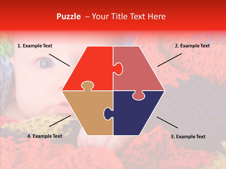 Caucasian Young Looking PowerPoint Template