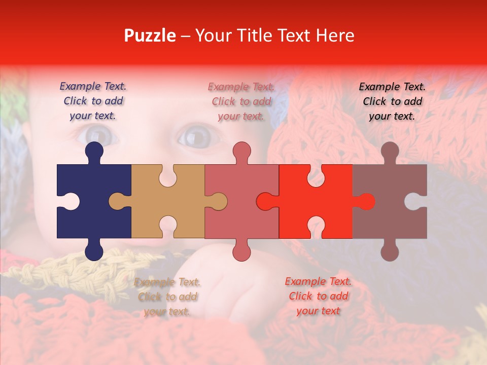 Caucasian Young Looking PowerPoint Template