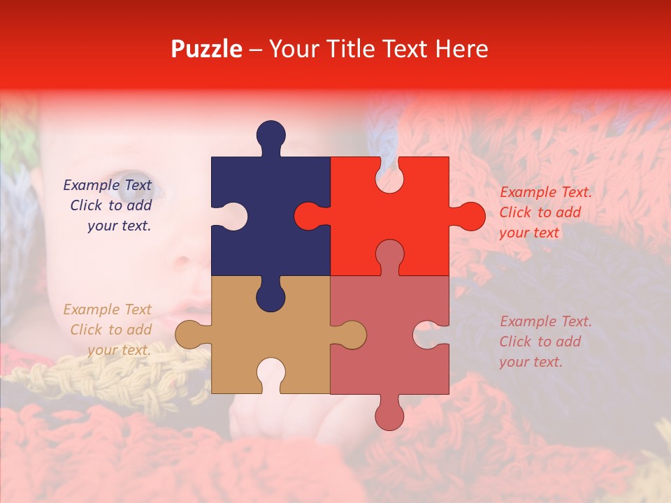 Caucasian Young Looking PowerPoint Template