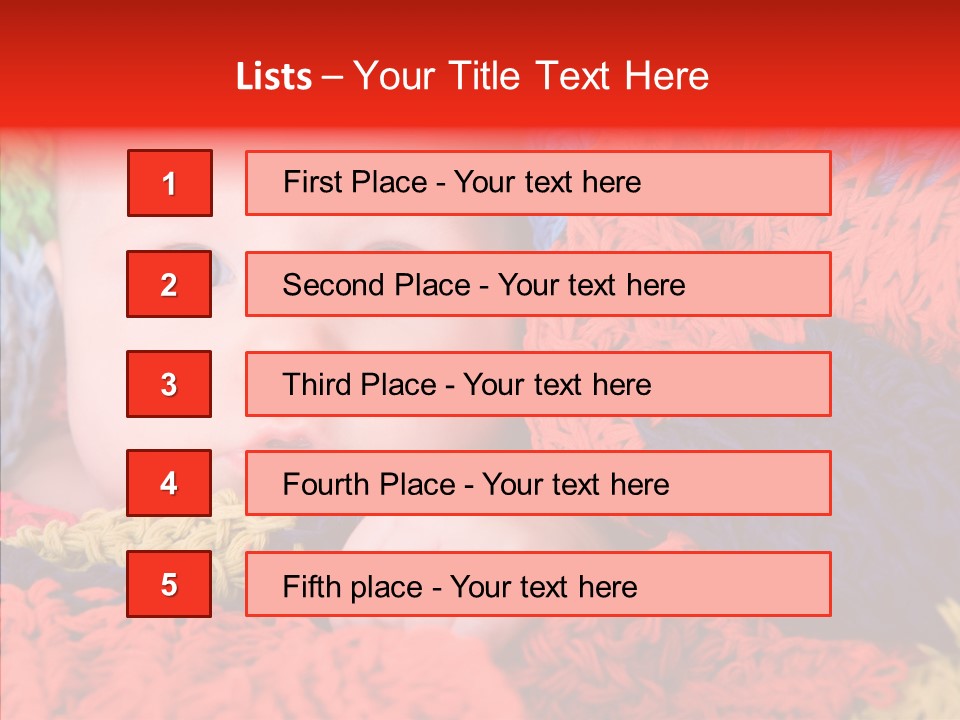 Caucasian Young Looking PowerPoint Template