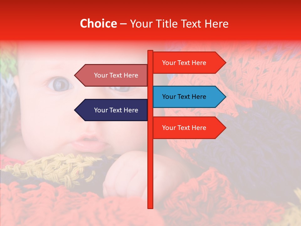 Caucasian Young Looking PowerPoint Template