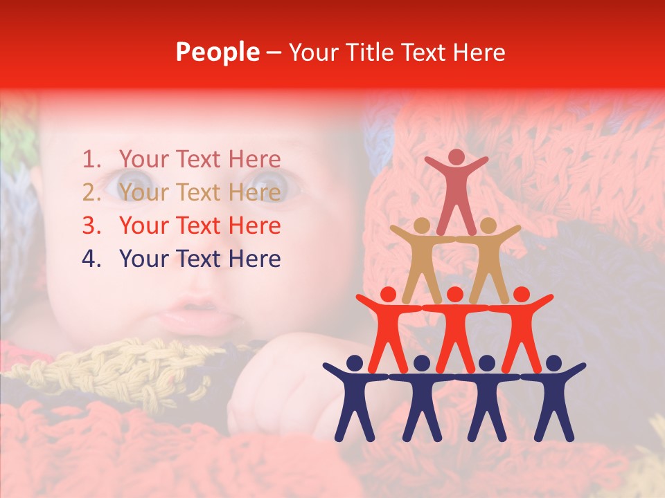 Caucasian Young Looking PowerPoint Template