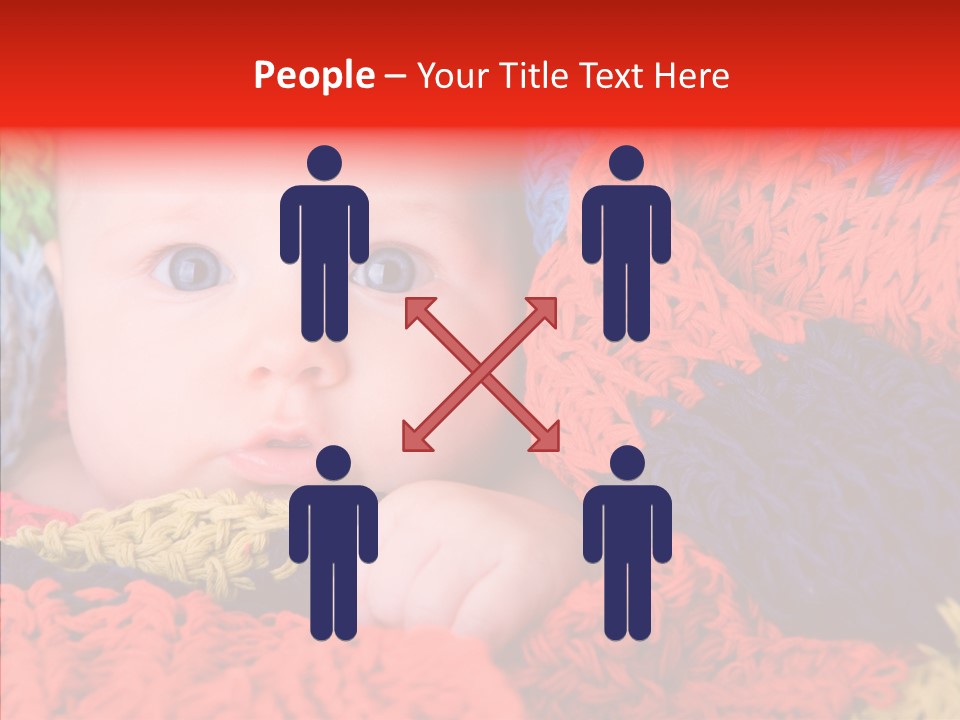 Caucasian Young Looking PowerPoint Template