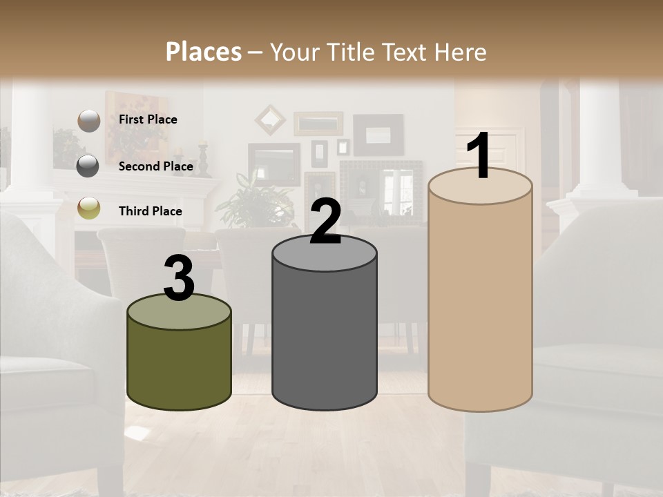 Home House Wood PowerPoint Template