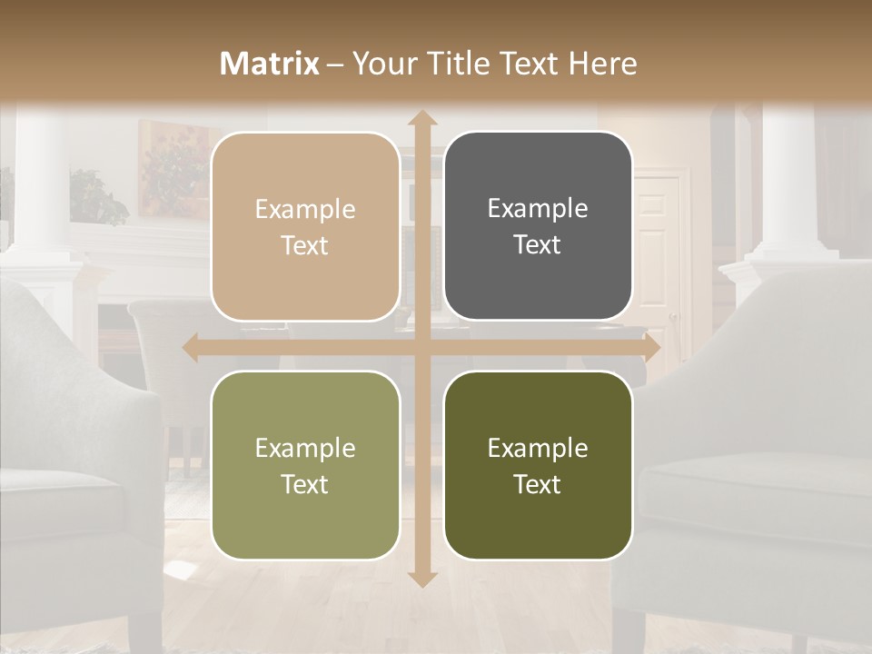 Home House Wood PowerPoint Template