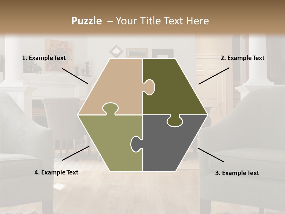 Home House Wood PowerPoint Template