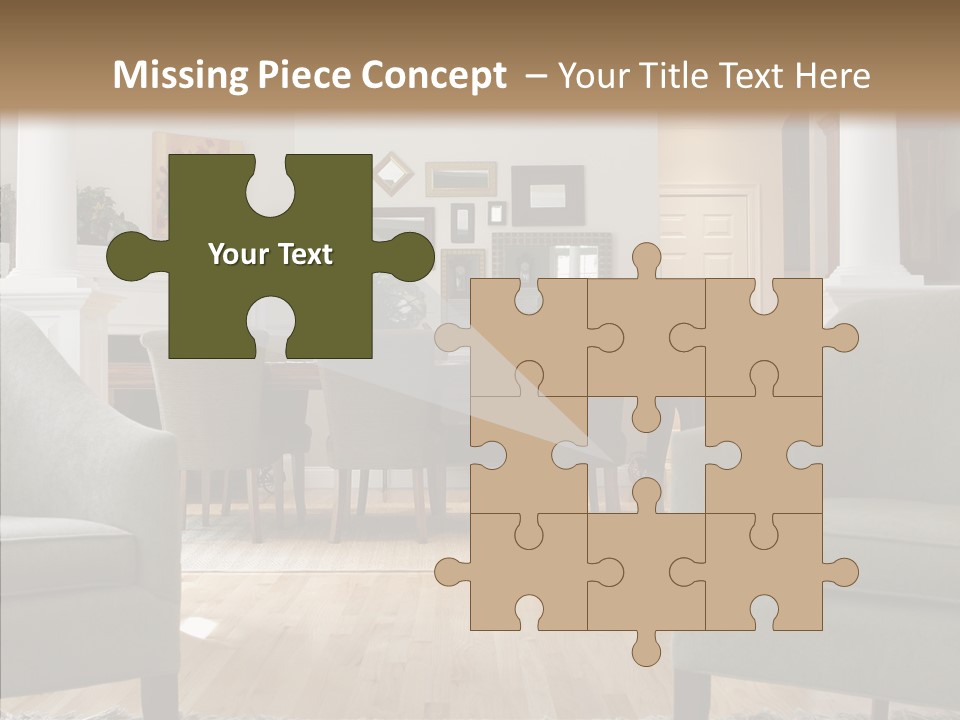 Home House Wood PowerPoint Template