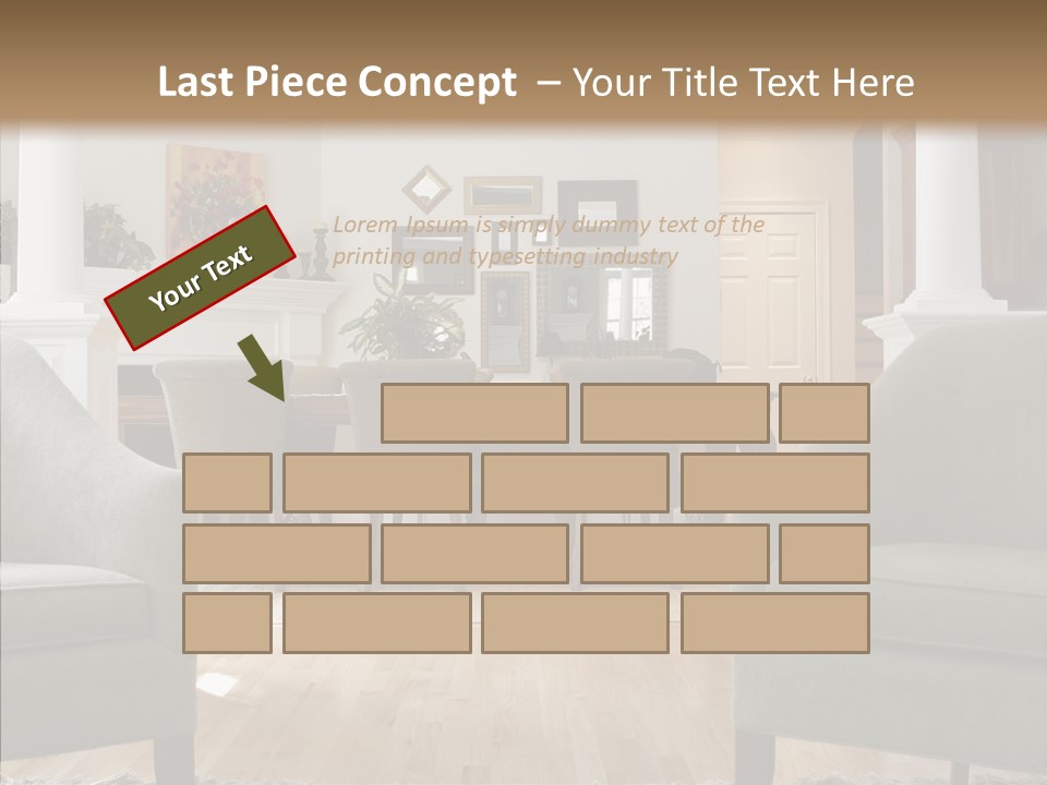 Home House Wood PowerPoint Template