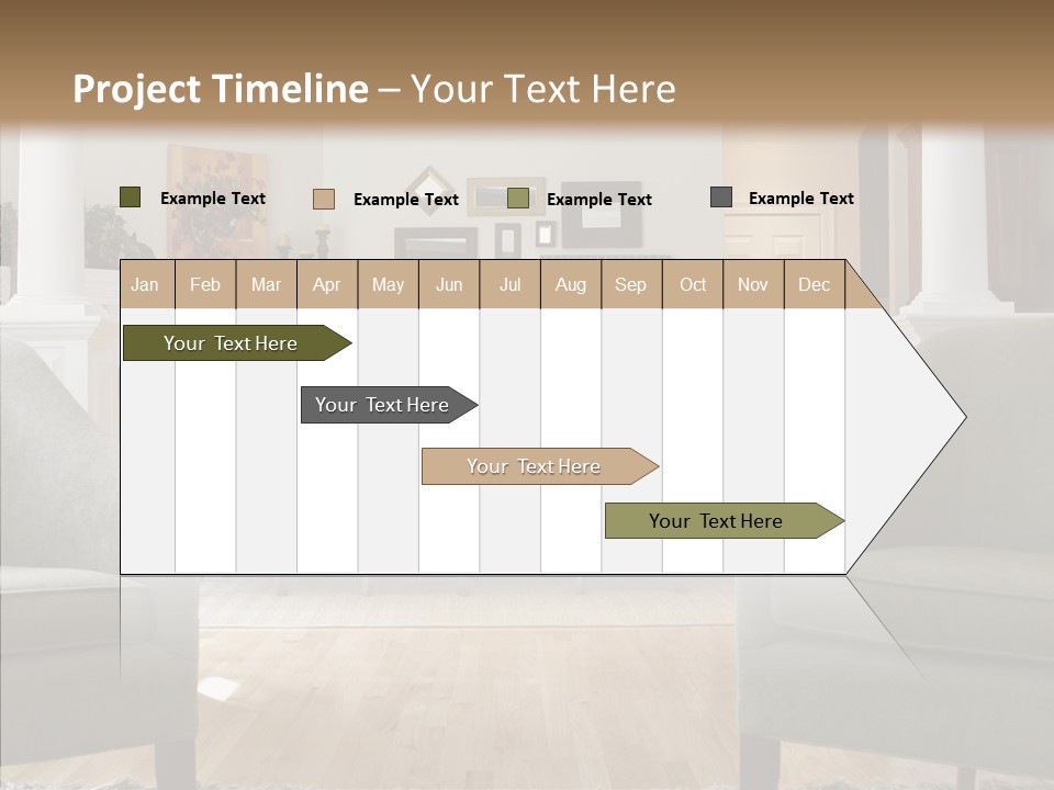 Home House Wood PowerPoint Template
