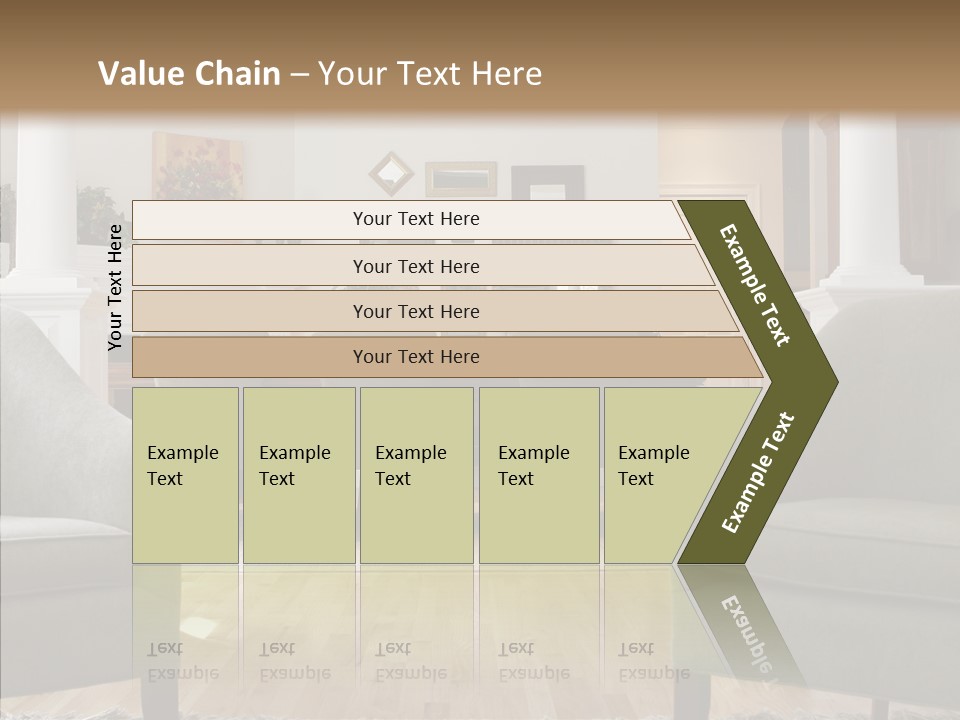 Home House Wood PowerPoint Template