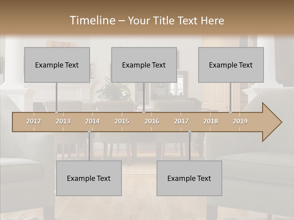 Home House Wood PowerPoint Template