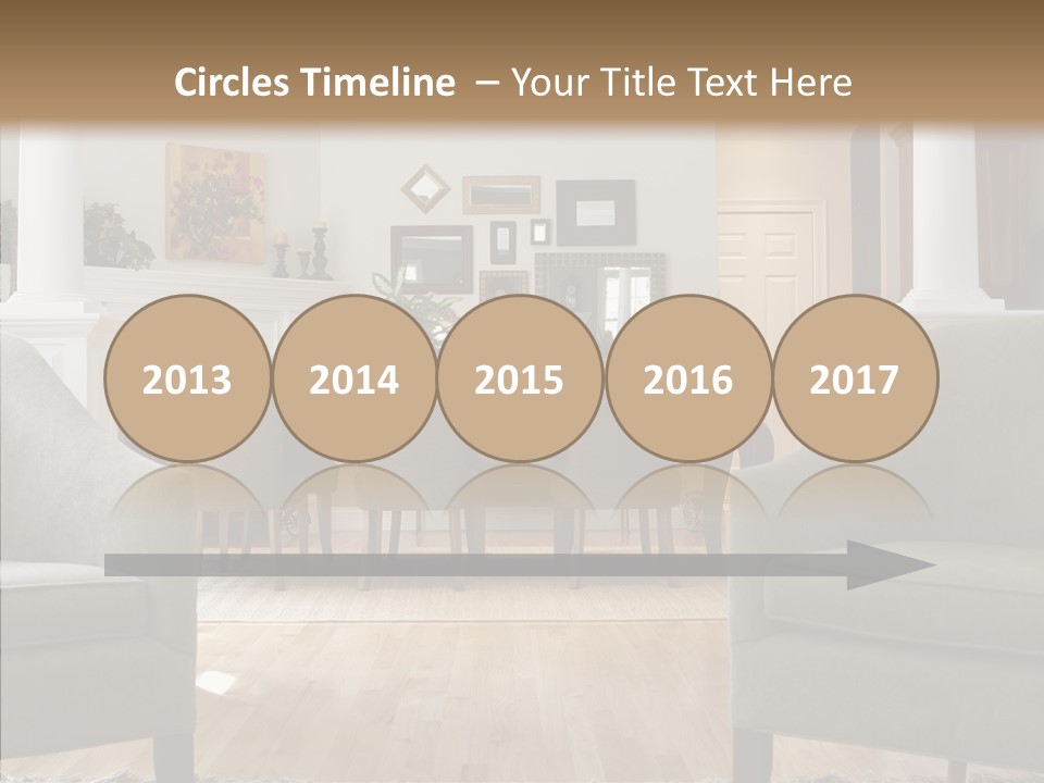 Home House Wood PowerPoint Template