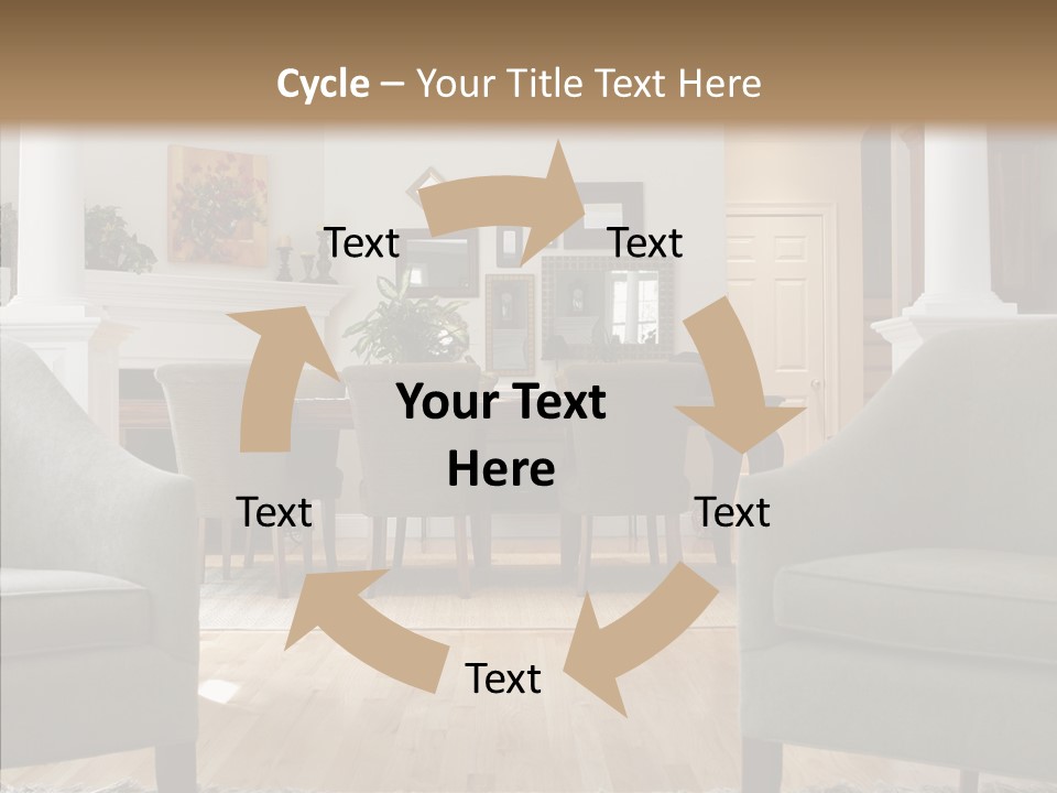 Home House Wood PowerPoint Template