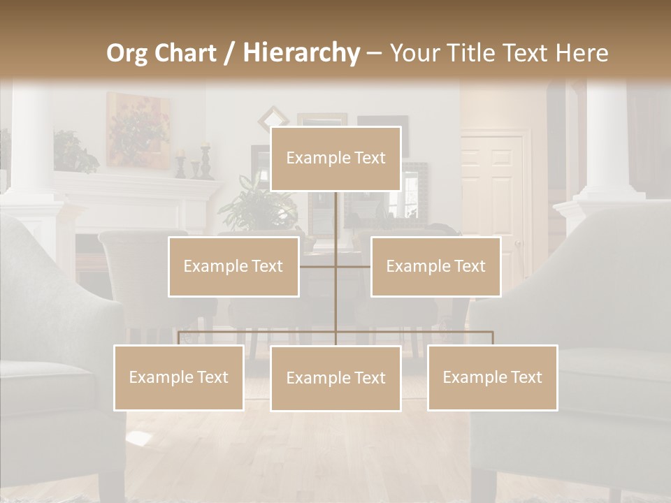 Home House Wood PowerPoint Template