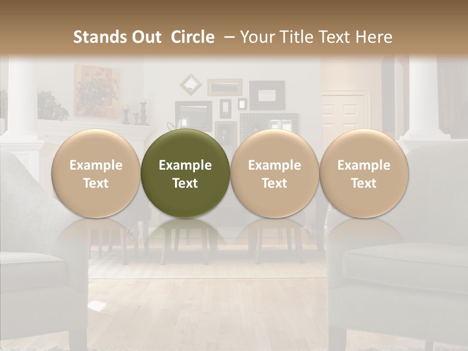 Home House Wood PowerPoint Template