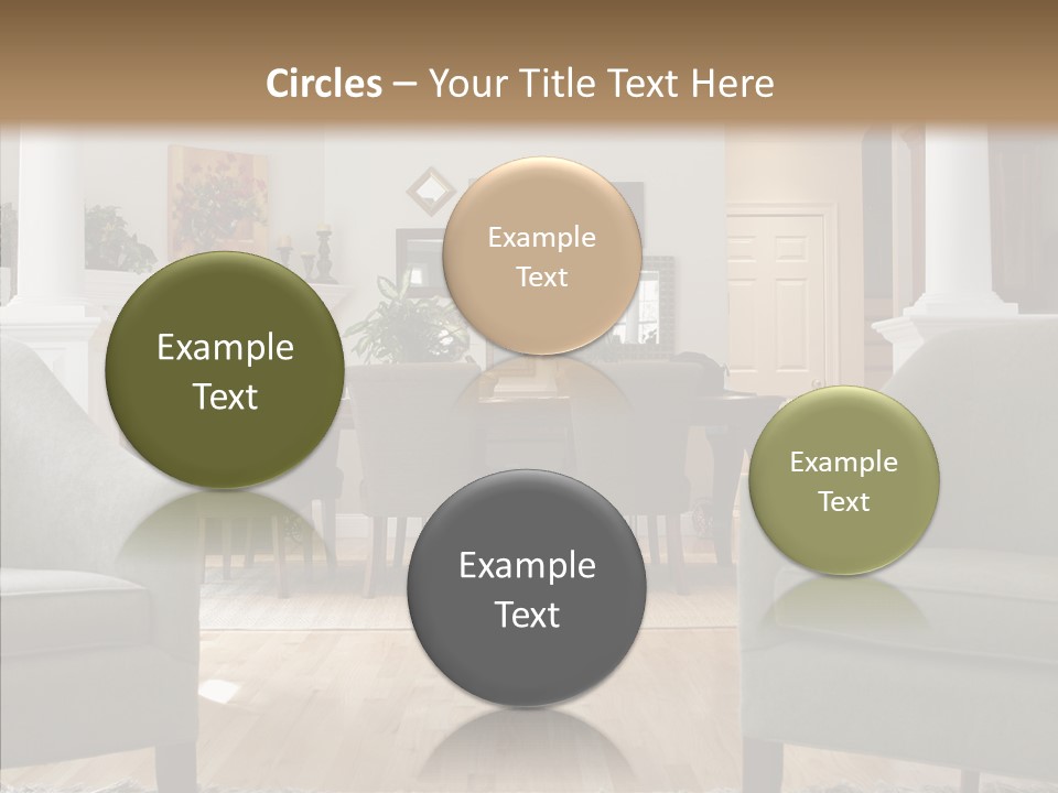 Home House Wood PowerPoint Template