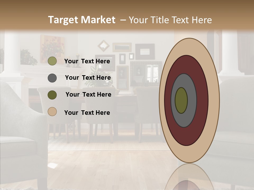 Home House Wood PowerPoint Template