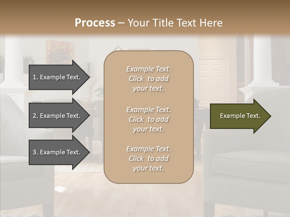 Home House Wood PowerPoint Template