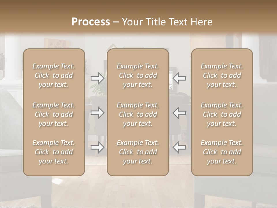 Home House Wood PowerPoint Template