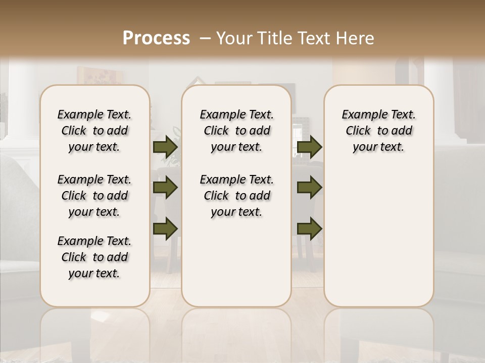 Home House Wood PowerPoint Template