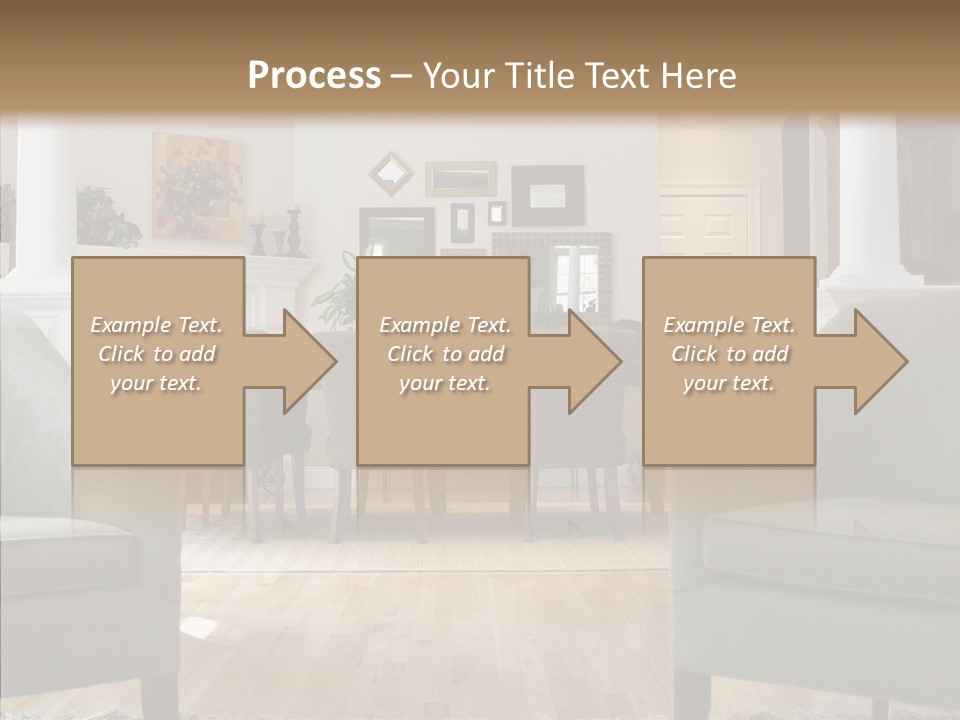 Home House Wood PowerPoint Template