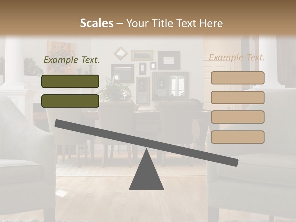 Home House Wood PowerPoint Template