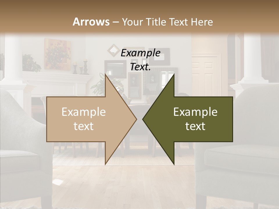 Home House Wood PowerPoint Template