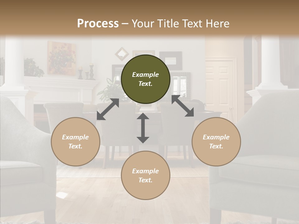 Home House Wood PowerPoint Template