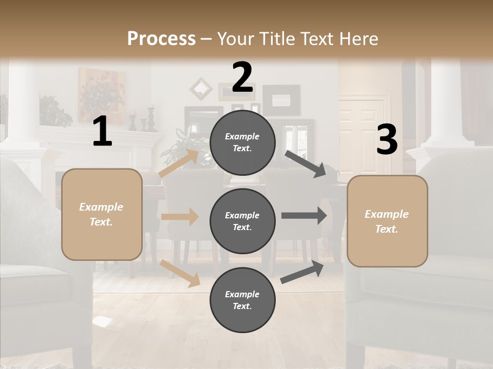 Home House Wood PowerPoint Template