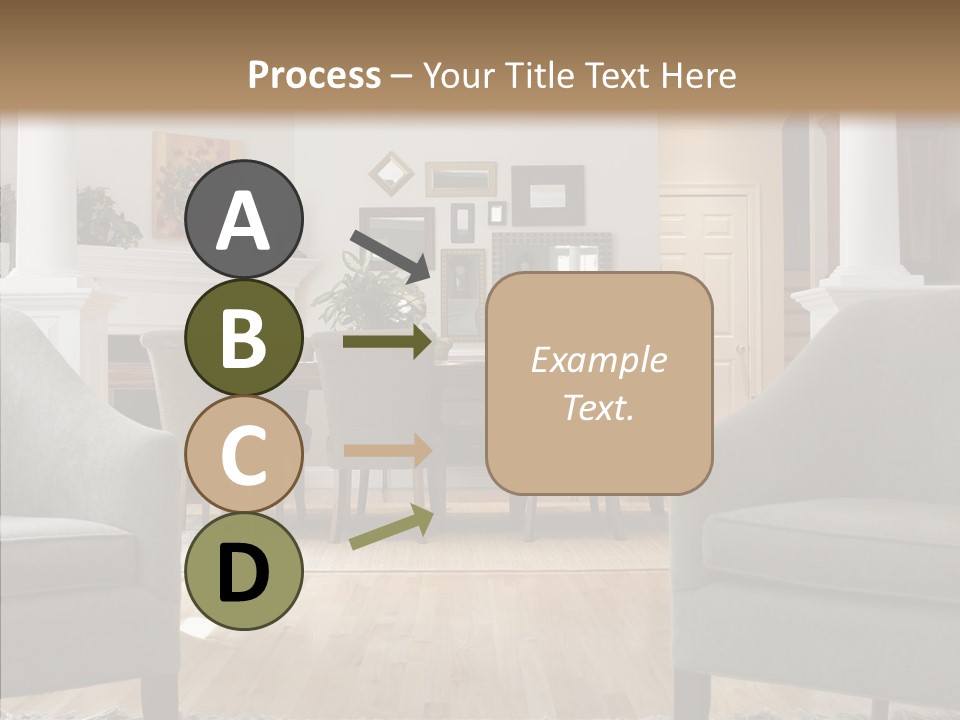 Home House Wood PowerPoint Template