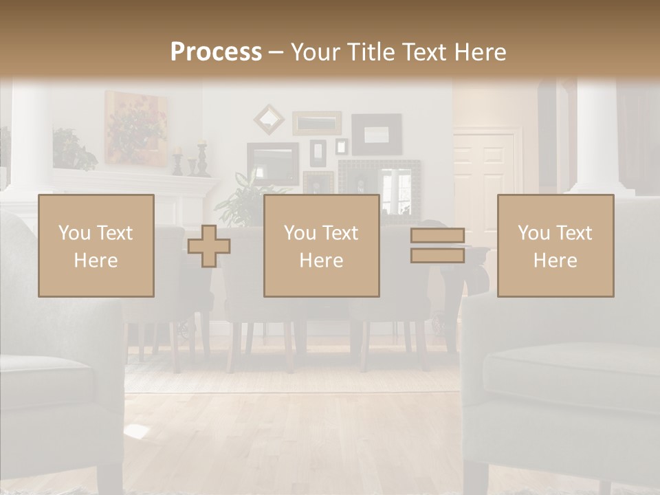 Home House Wood PowerPoint Template