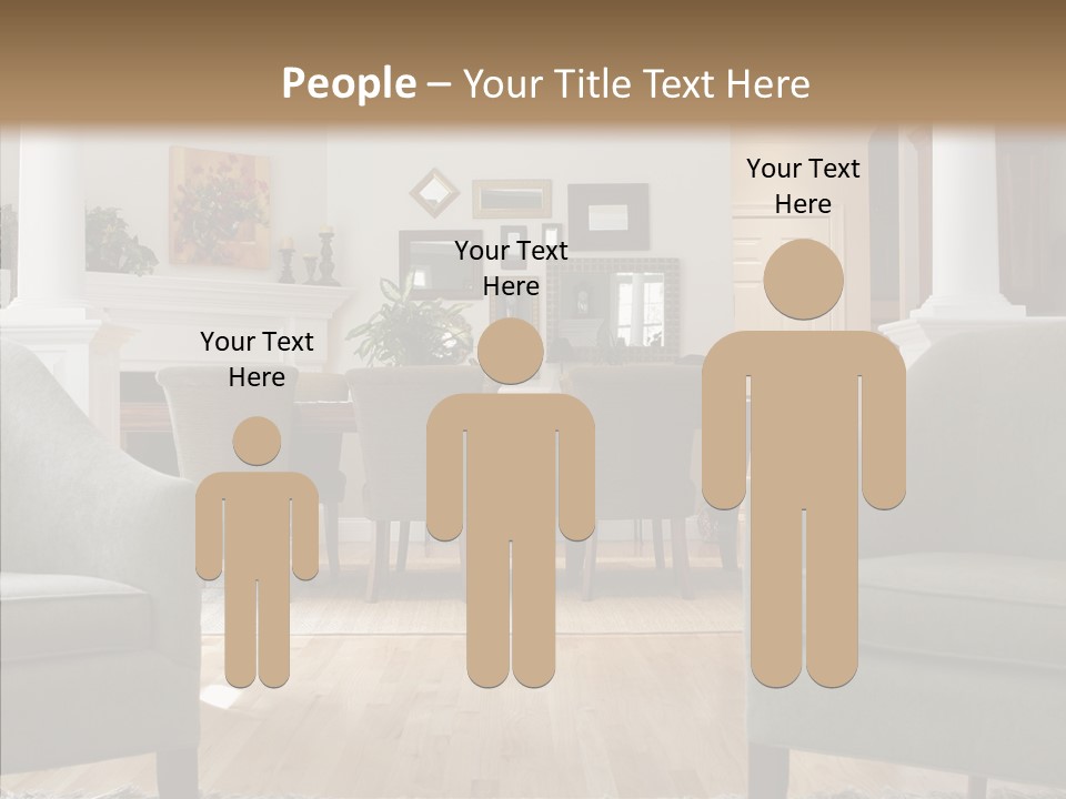 Home House Wood PowerPoint Template