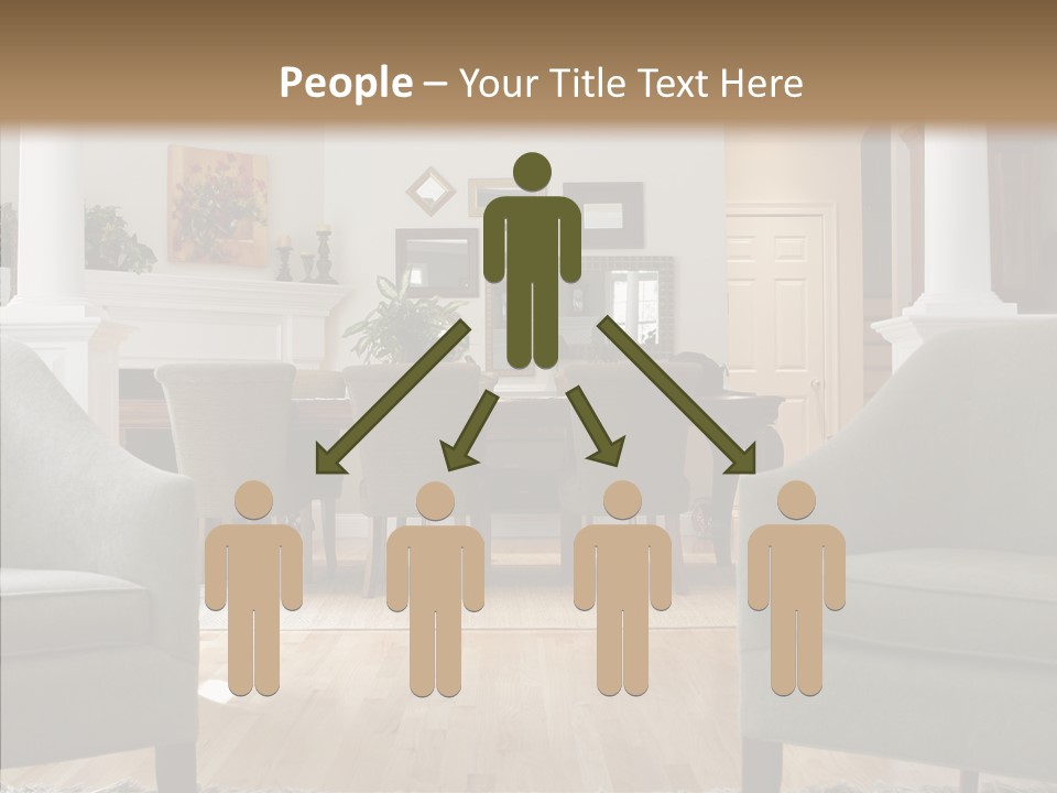 Home House Wood PowerPoint Template