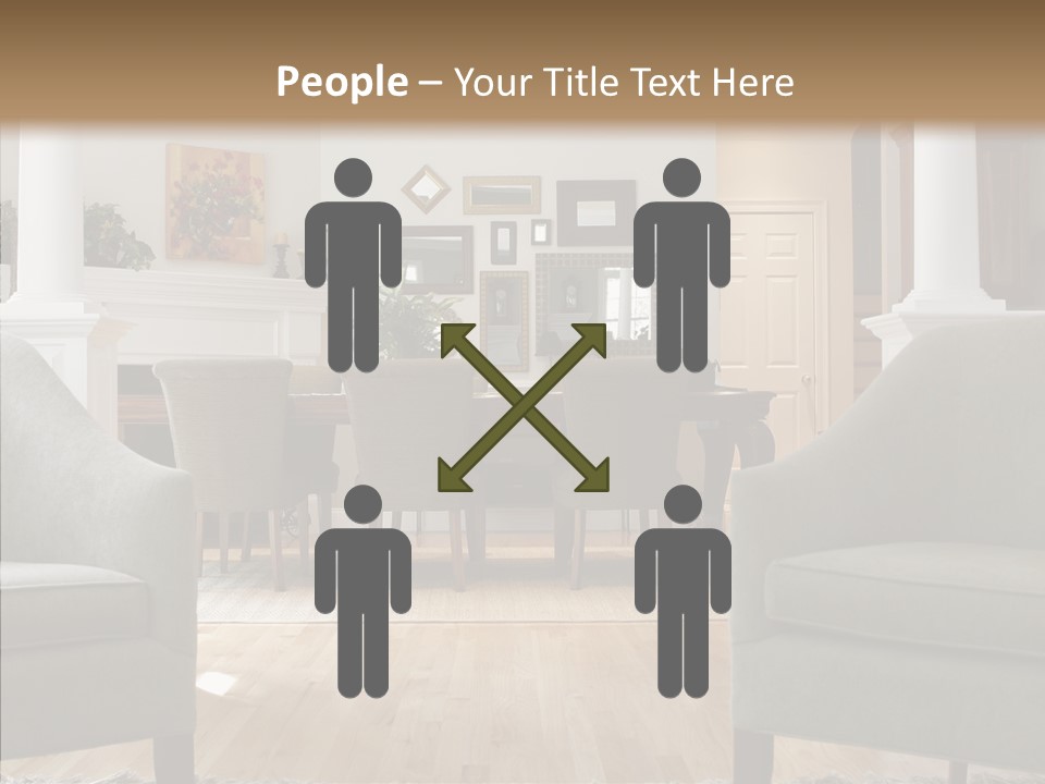 Home House Wood PowerPoint Template