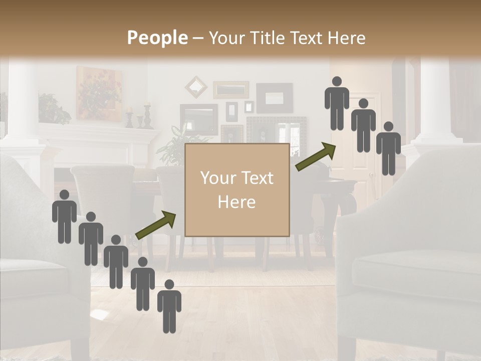 Home House Wood PowerPoint Template