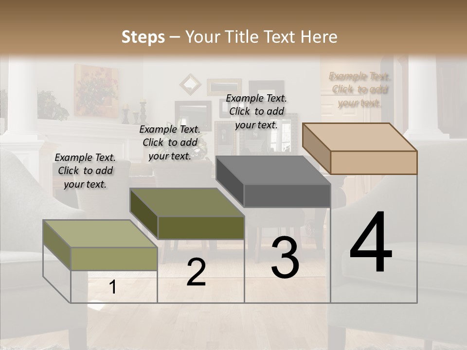 Home House Wood PowerPoint Template